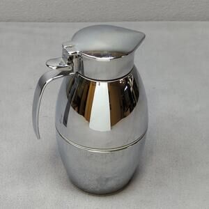 Vintage ALFI Vacuum Thermal Carafe Hot Cold 1.1 L Chrome Plated Made in Germany